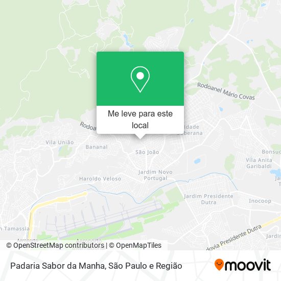 Padaria Sabor da Manha mapa