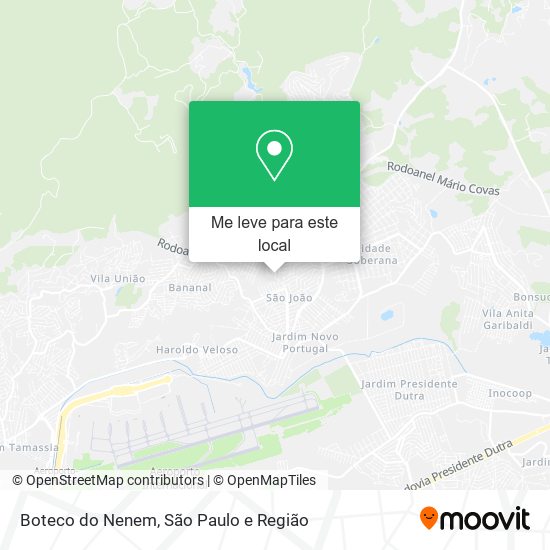 Boteco do Nenem mapa