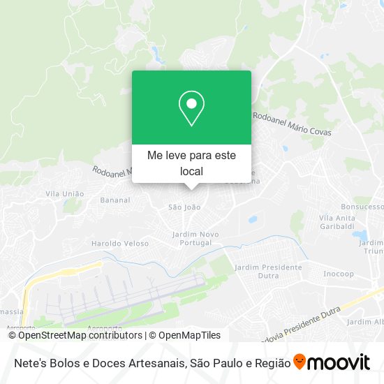 Nete's Bolos e Doces Artesanais mapa