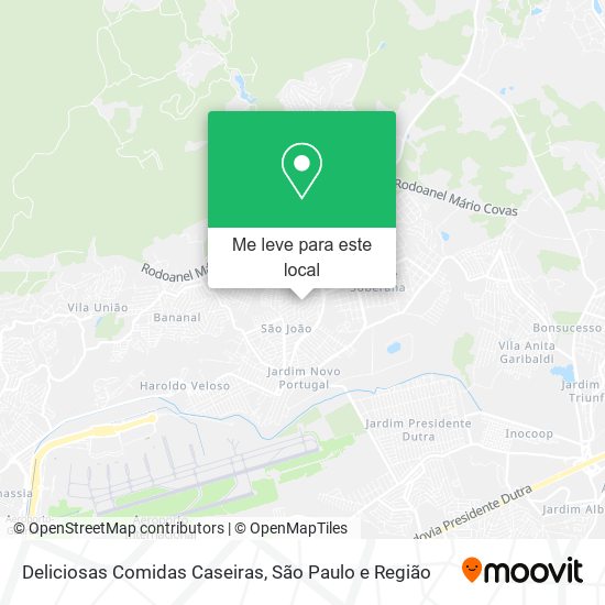 Deliciosas Comidas Caseiras mapa