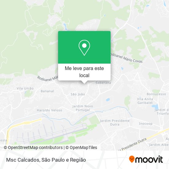 Msc Calcados mapa