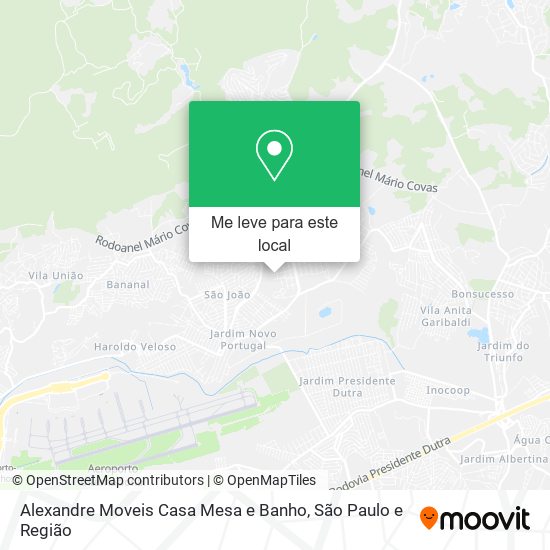 Alexandre Moveis Casa Mesa e Banho mapa