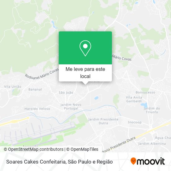 Soares Cakes Confeitaria mapa