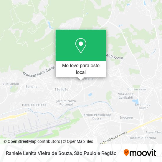 Raniele Lenita Vieira de Souza mapa