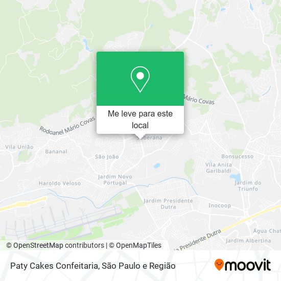 Paty Cakes Confeitaria mapa