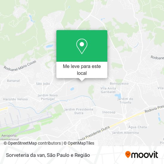 Sorveteria da van mapa
