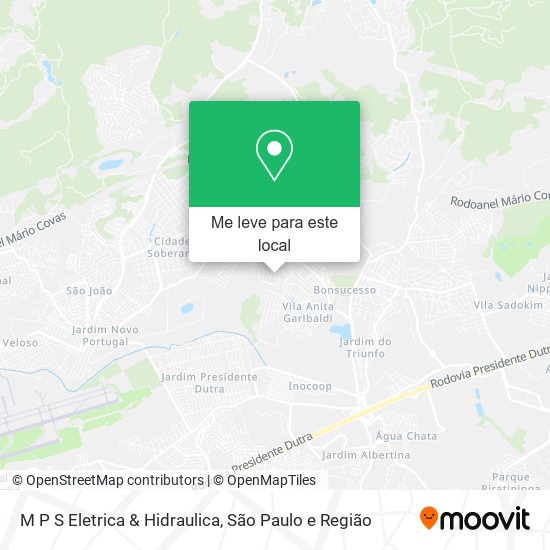 M P S Eletrica & Hidraulica mapa