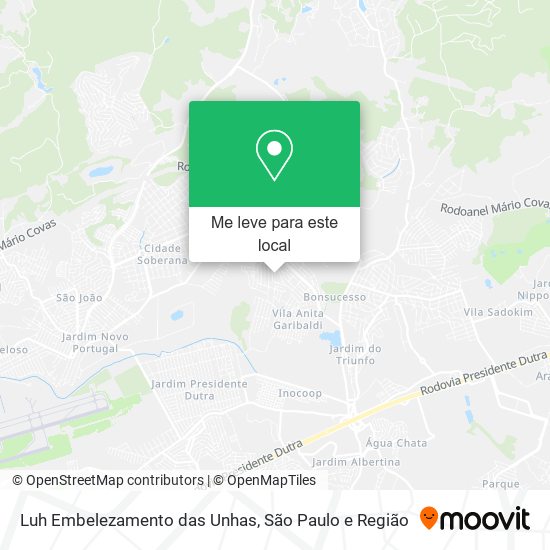 Luh Embelezamento das Unhas mapa
