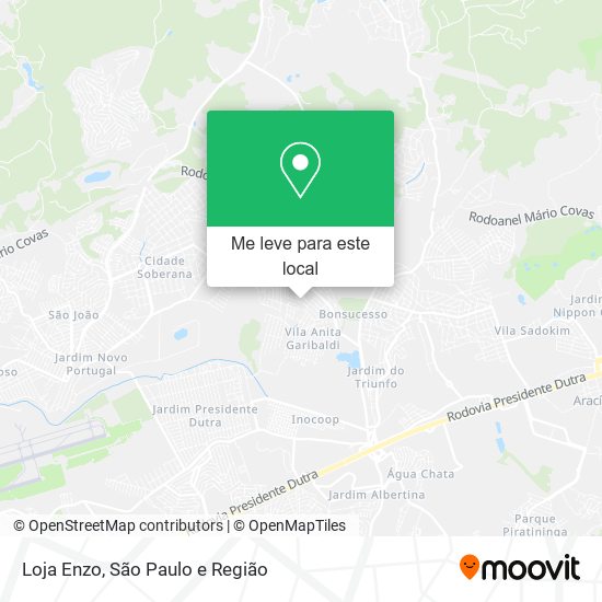 Loja Enzo mapa