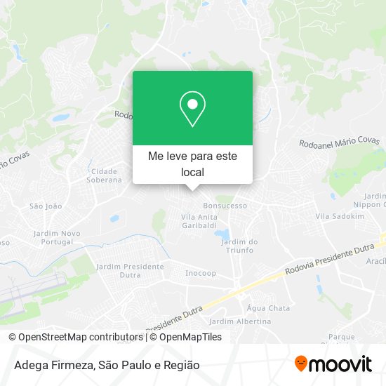 Adega Firmeza mapa