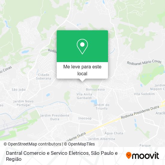 Dantral Comercio e Servico Eletricos mapa