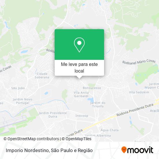 Imporio Nordestino mapa