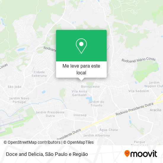 Doce and Delicia mapa