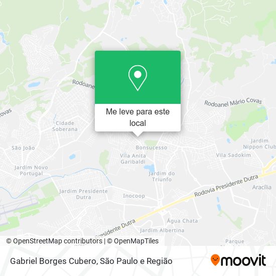 Gabriel Borges Cubero mapa