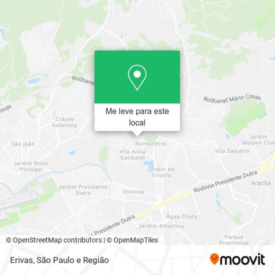 Erivas mapa