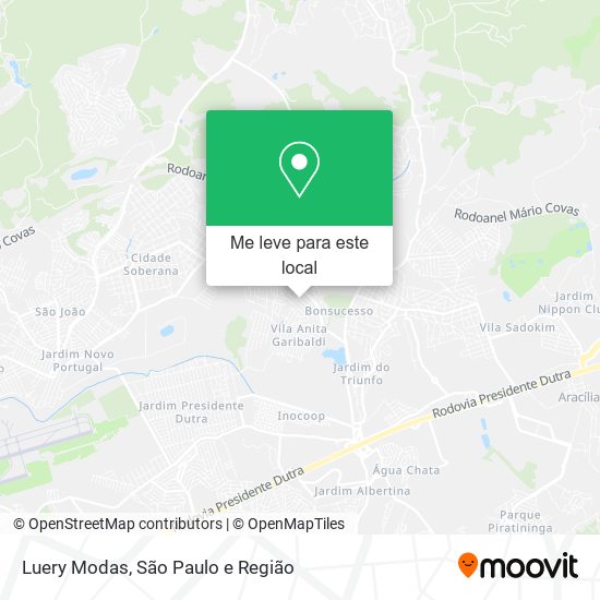 Luery Modas mapa
