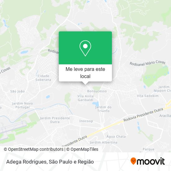 Adega Rodrigues mapa