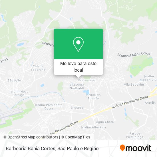 Barbearia Bahia Cortes mapa