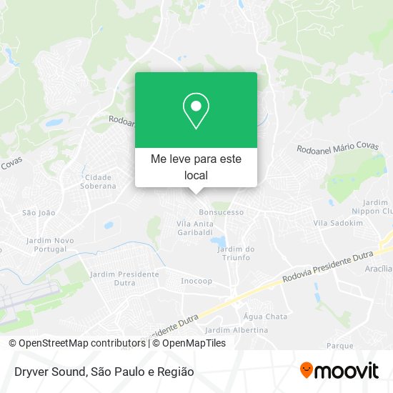 Dryver Sound mapa