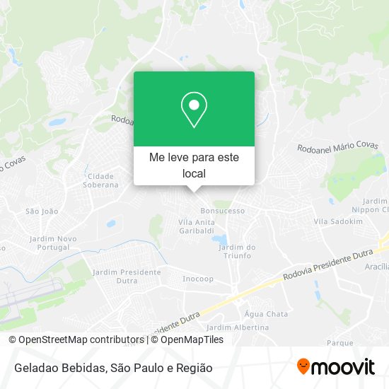 Geladao Bebidas mapa