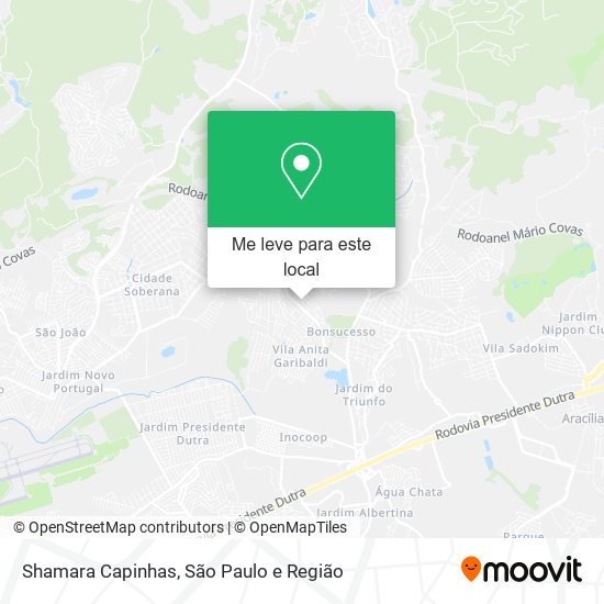 Shamara Capinhas mapa