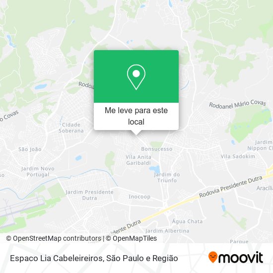 Espaco Lia Cabeleireiros mapa