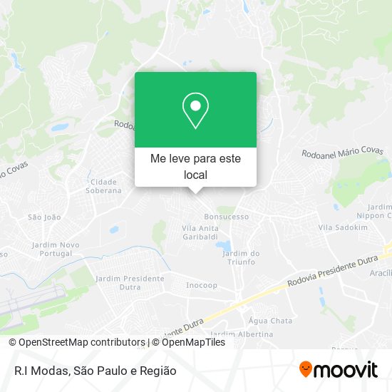 R.I Modas mapa