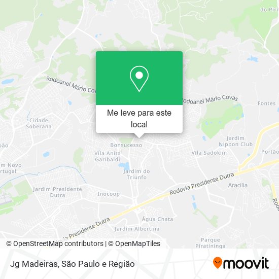 Jg Madeiras mapa