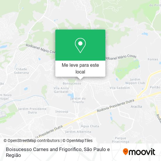 Boisucesso Carnes and Frigorifico mapa