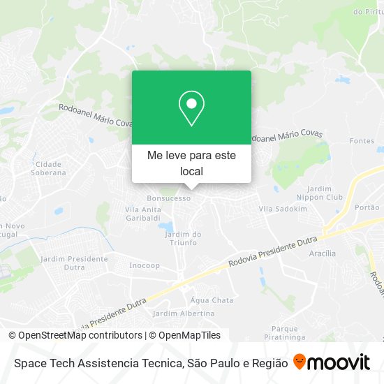 Space Tech Assistencia Tecnica mapa