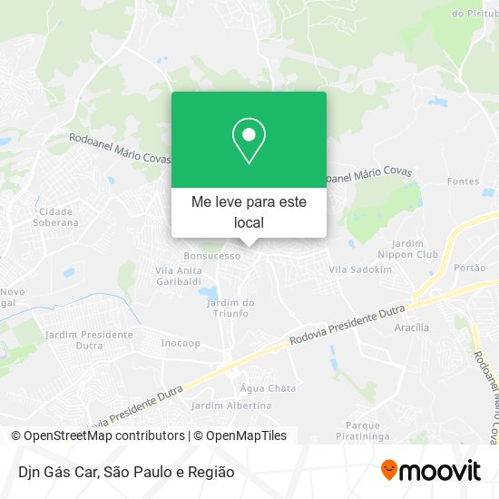 Djn Gás Car mapa