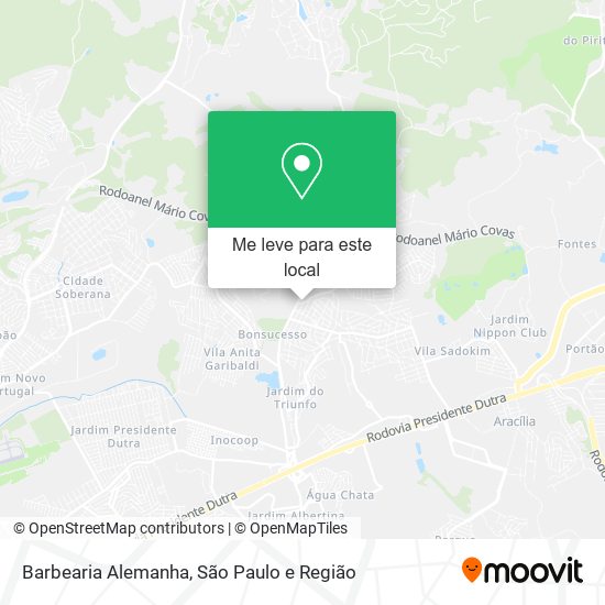 Barbearia Alemanha mapa
