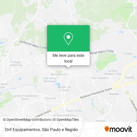 Drif Equipamentos mapa