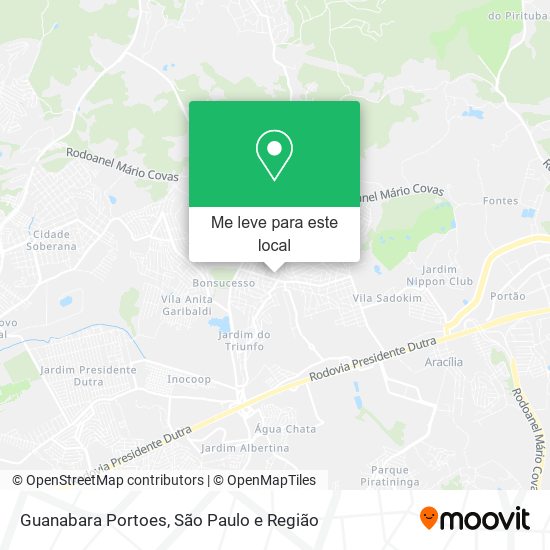Guanabara Portoes mapa