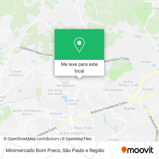 Minimercado Bom Preco mapa