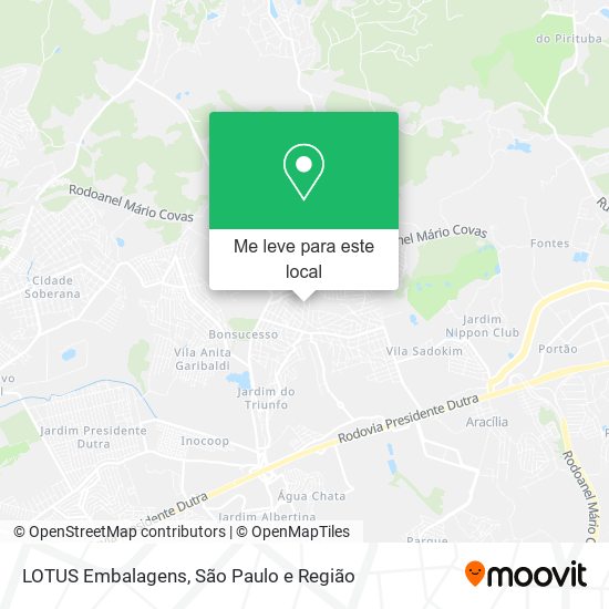 LOTUS Embalagens mapa