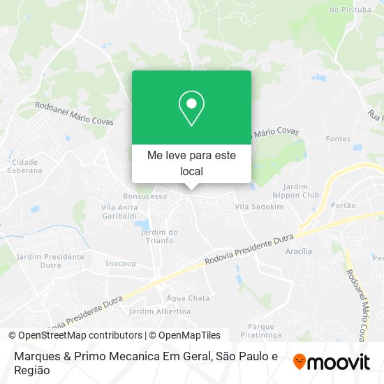 Marques & Primo Mecanica Em Geral mapa