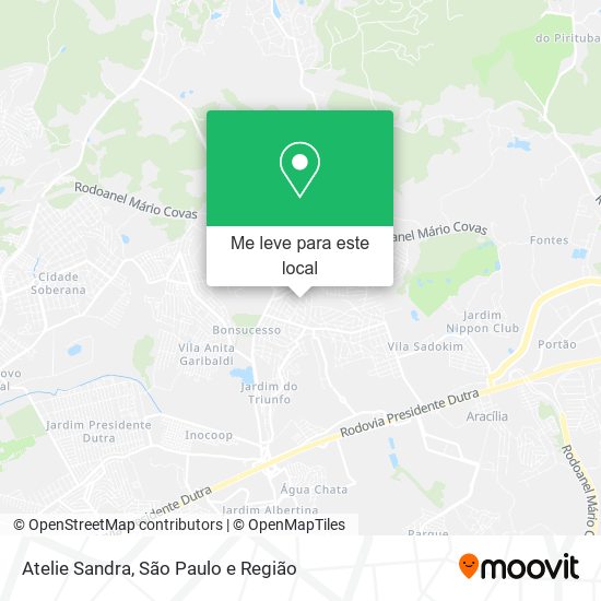 Atelie Sandra mapa