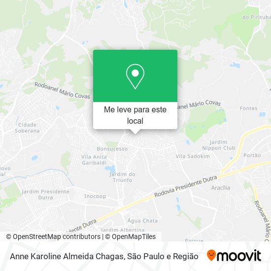 Anne Karoline Almeida Chagas mapa