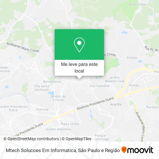 Mtech Solucoes Em Informatica mapa