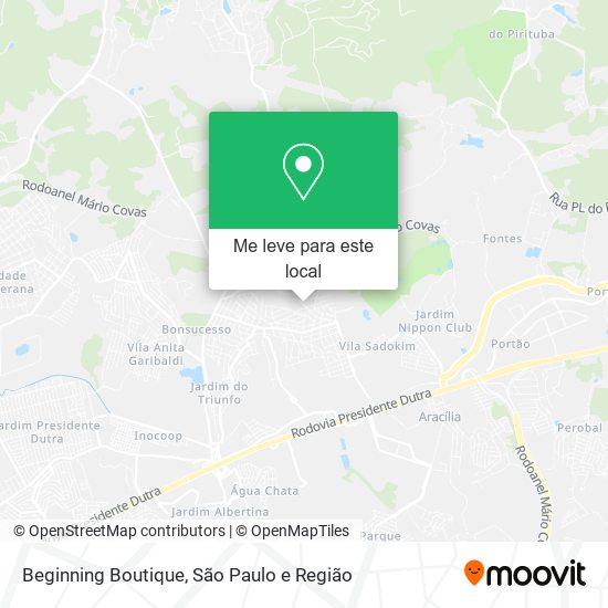 Beginning Boutique mapa