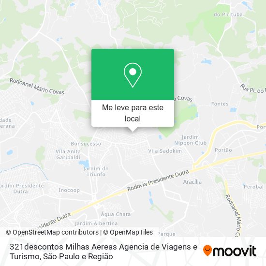 321descontos Milhas Aereas Agencia de Viagens e Turismo mapa