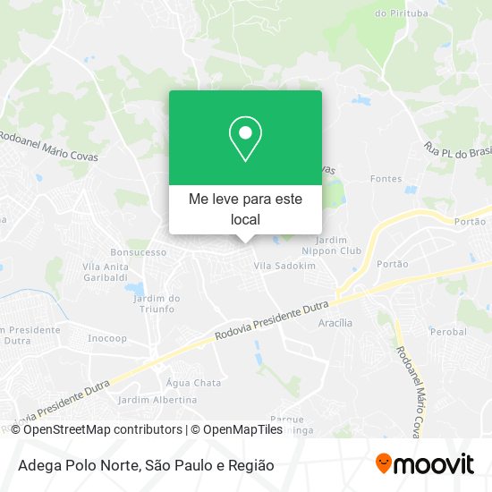 Adega Polo Norte mapa