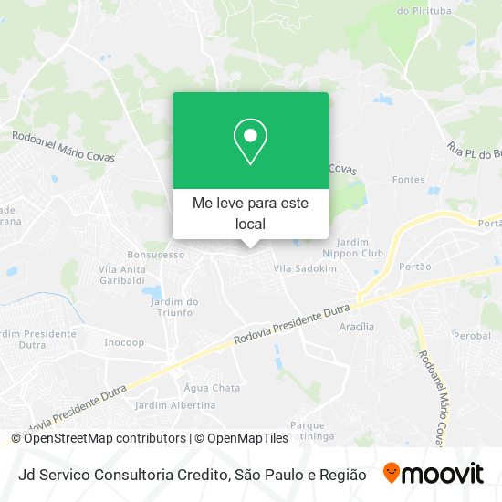 Jd Servico Consultoria Credito mapa