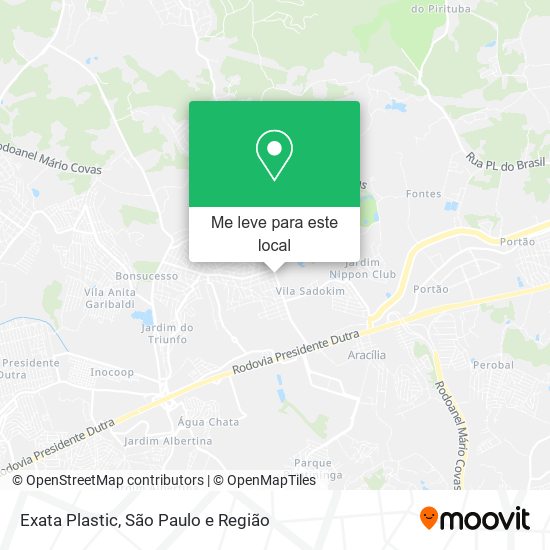 Exata Plastic mapa