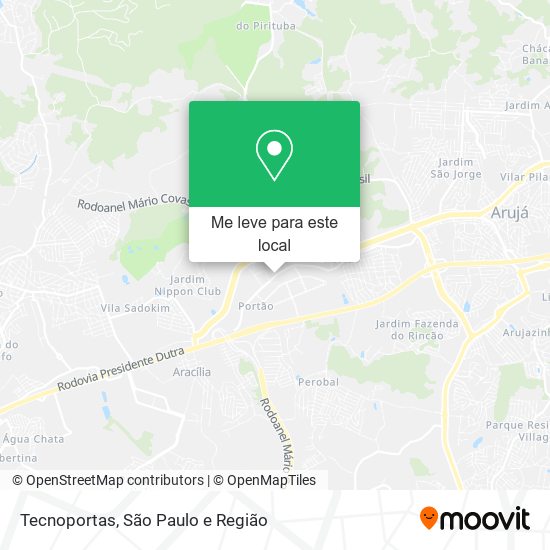 Tecnoportas mapa