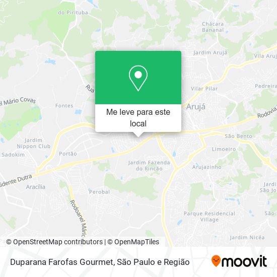 Duparana Farofas Gourmet mapa