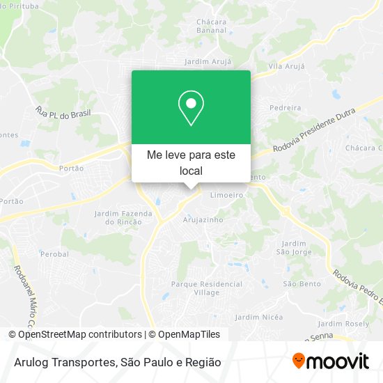 Arulog Transportes mapa