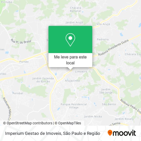 Imperium Gestao de Imoveis mapa