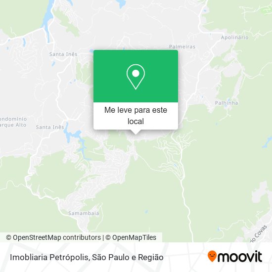 Imobliaria Petrópolis mapa